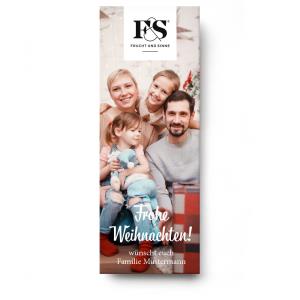 Fruchtschokolade mit F&S Logo Fruchtschokolade mit F&S Logo