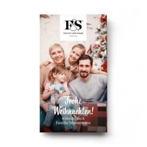 Gefüllte Schokolade mit F&S Logo Gefüllte Schokolade mit F&S Logo