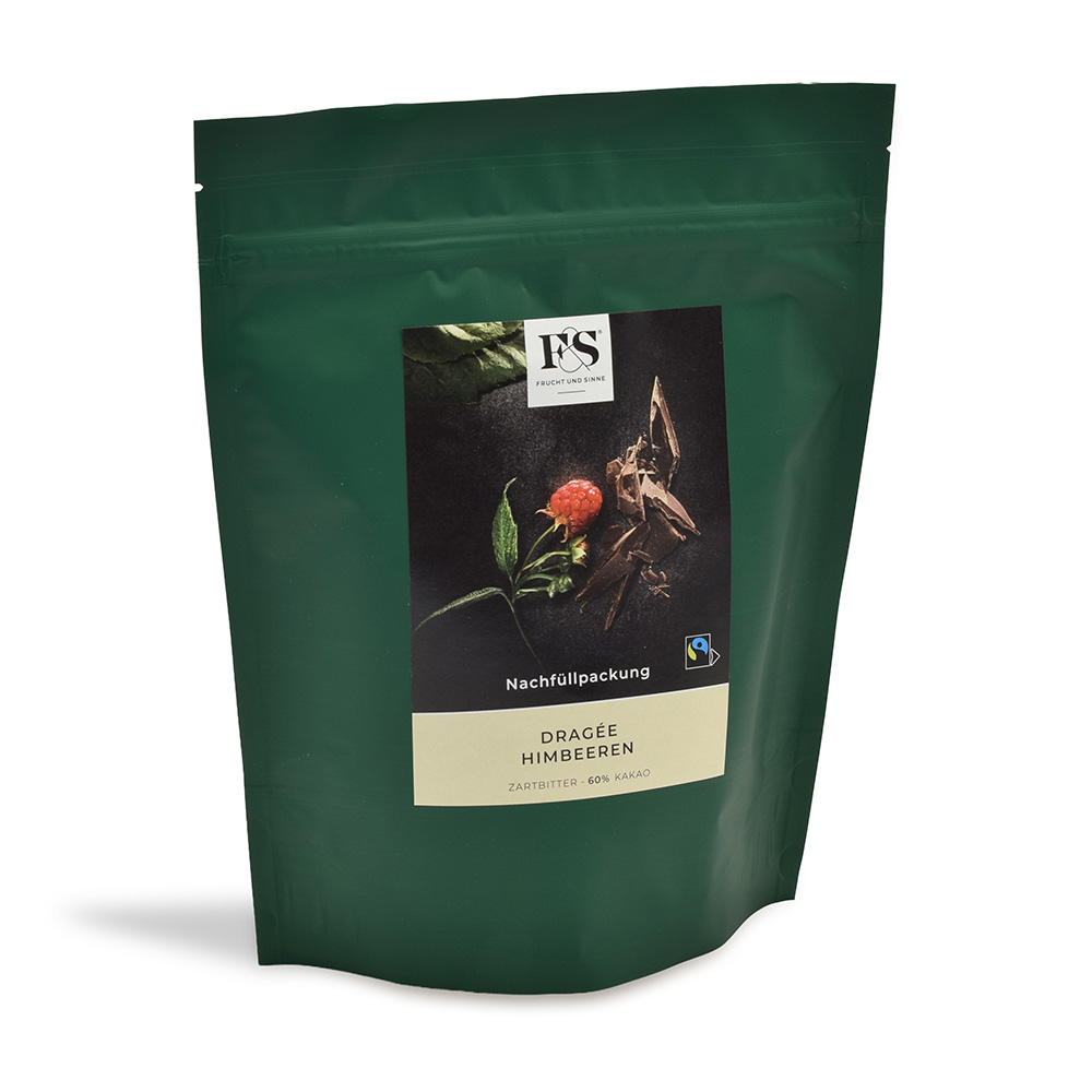 DRAGEE Himbeeren Nachfüllpackung 500g